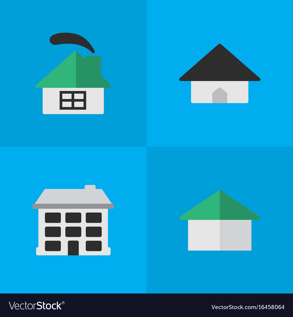 Set of simple real icons