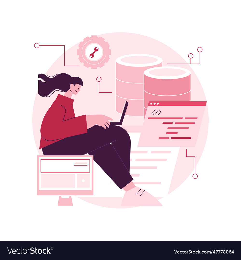 System administration abstract concept