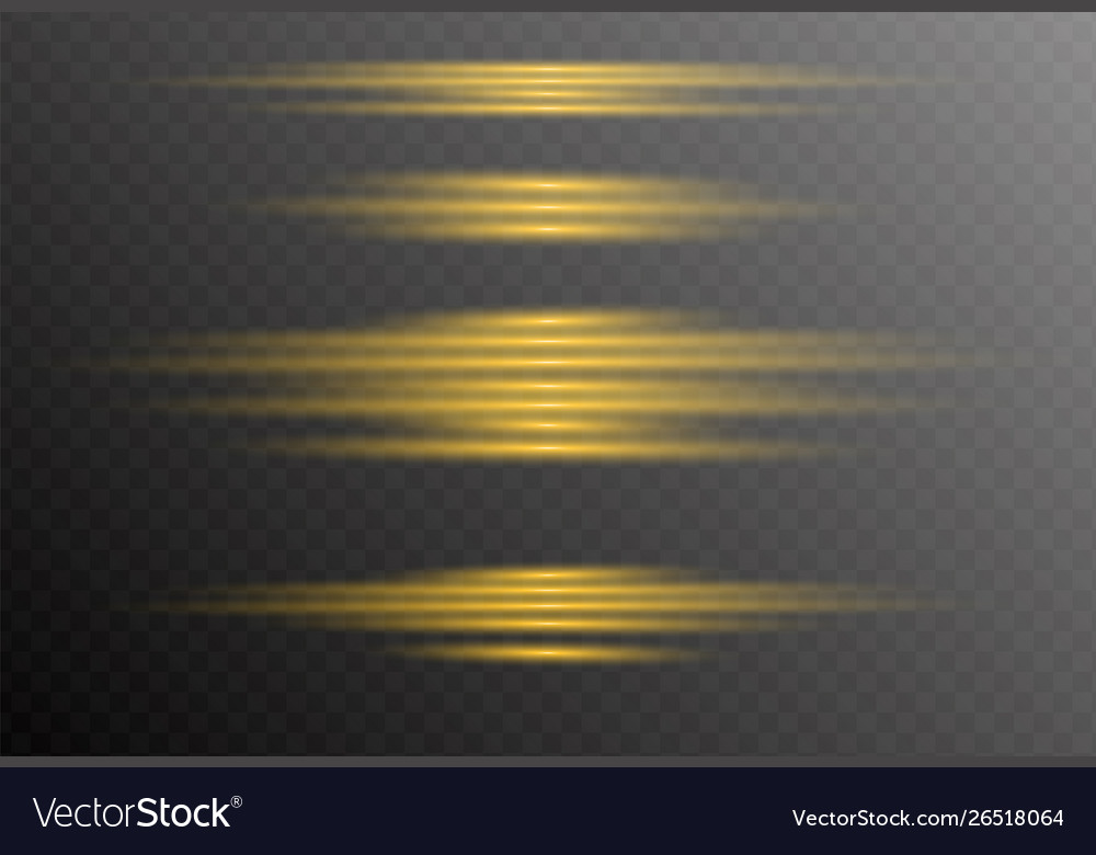 Yellow glowing light