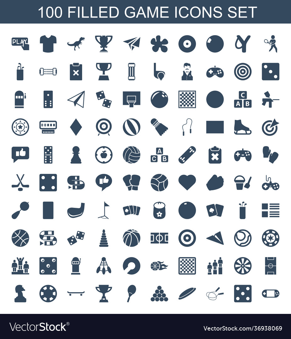 100 game icons