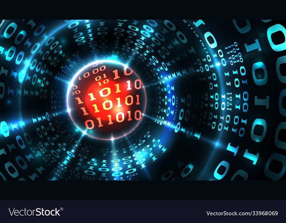 Abstrakte Computerdaten Hintergrundprogrammierung vector image Abstrakte Computerdaten Hintergrundprogrammierung