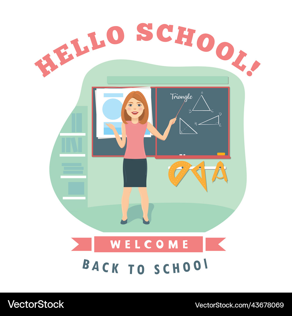 Back to school Royalty Free Vector Image - VectorStock