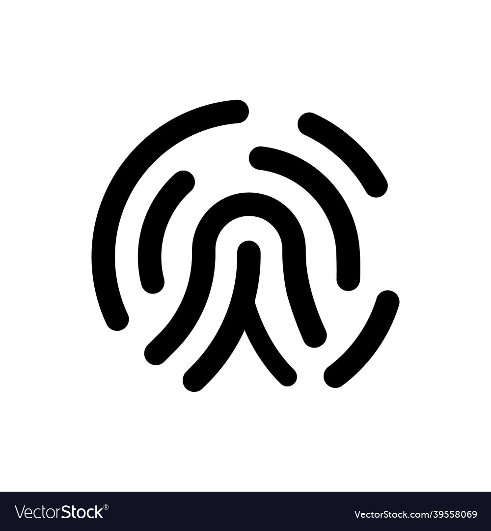 Biometric scanning icon