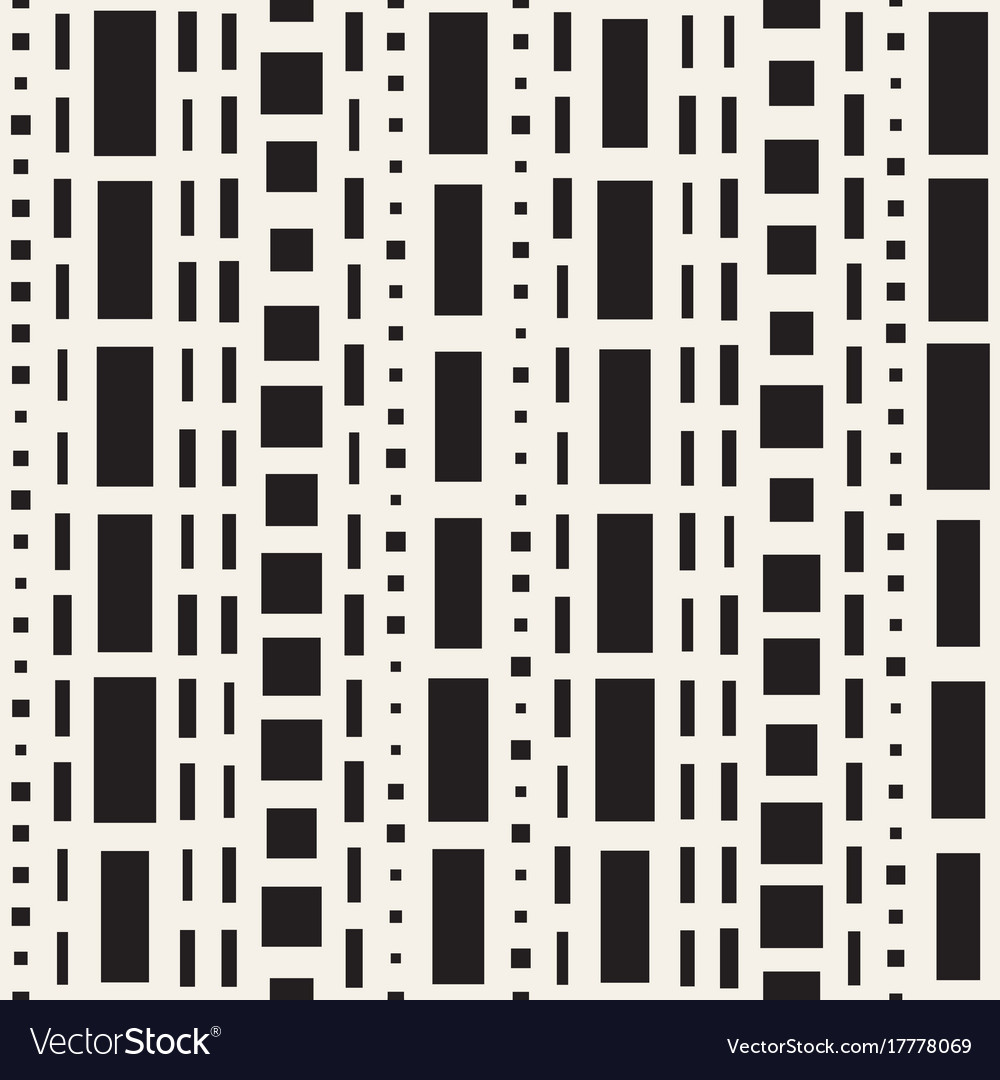 Black and white irregular dashed lines pattern