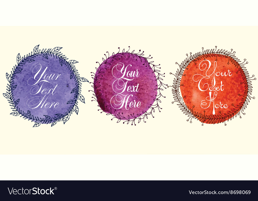 Colored frames set