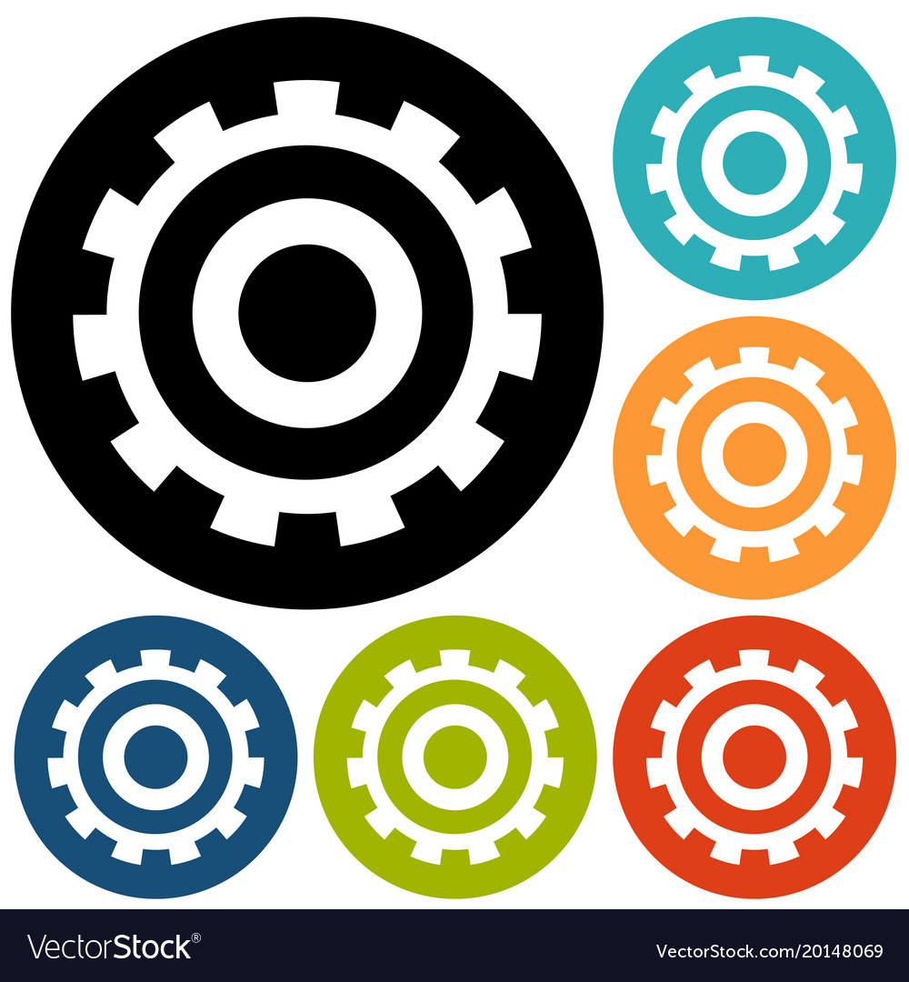 Gears isolated object technical mechanical