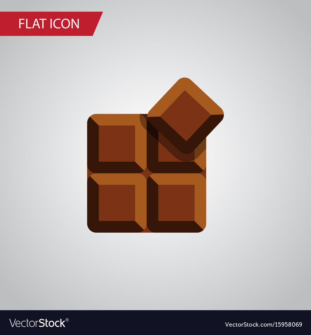 Isolated delicious flat icon cocoa element