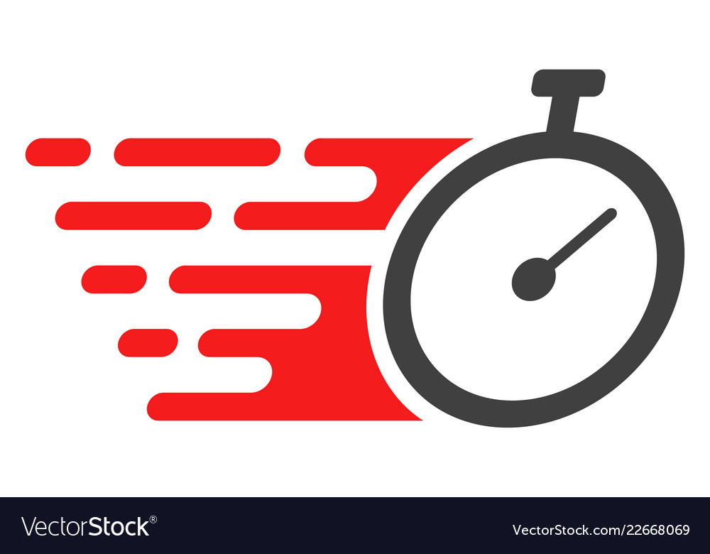Time tracker with fast speed effect
