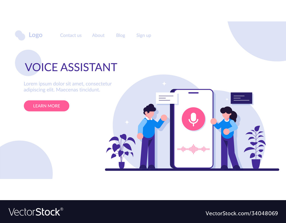 User with voice assistant or controlled