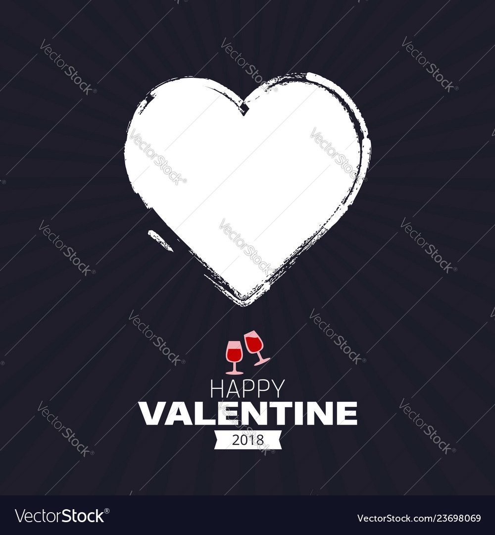Valentines day background with icon set pattern Vector Image Valentines day background with icon set pattern