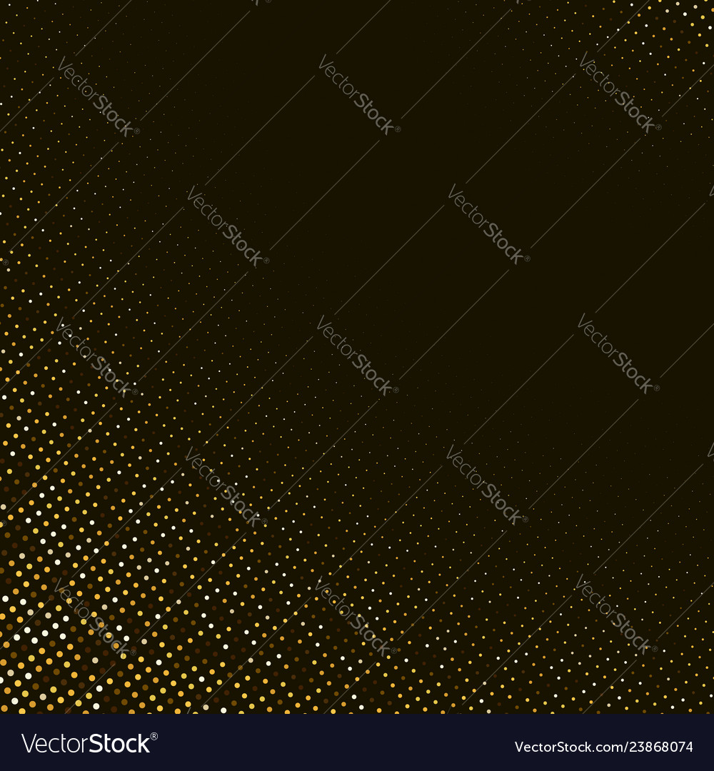 Abstract golden halftone background Royalty Free Vector