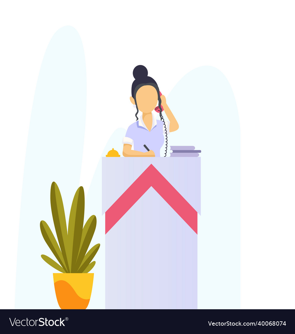 Bank office interior design modern financial vector image Bank office interior design modern financial