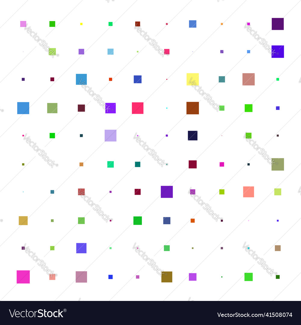 Gitternetz von zufälligen Quadraten geometrische vector image Gitternetz von zufälligen Quadraten geometrische