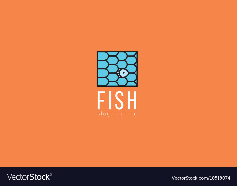 Logo in a linear style the texture of forms