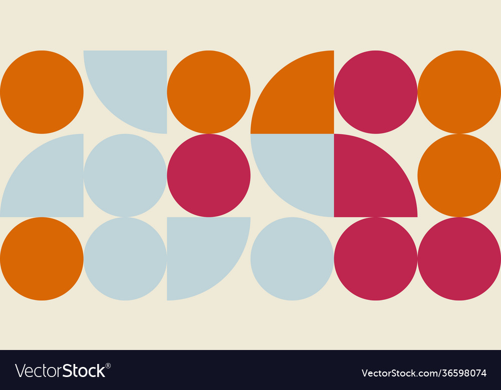 Minimal geometric pattern design vector image Minimal geometric pattern design