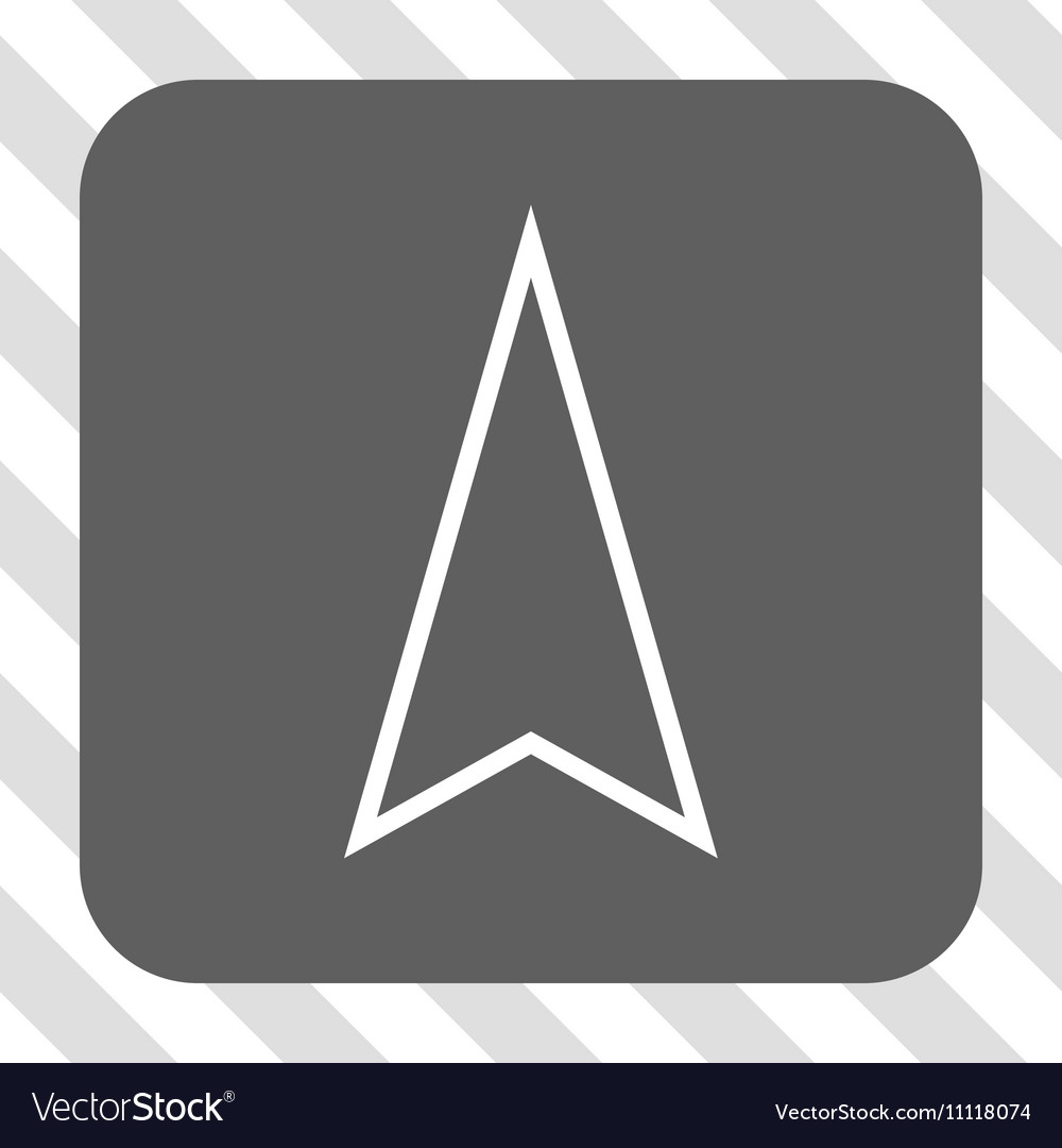 Pointer up rounded square button