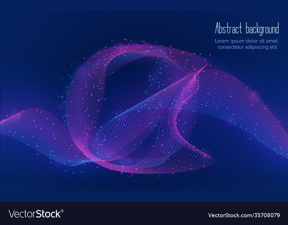 Abstract background with glowing lines and sparkle