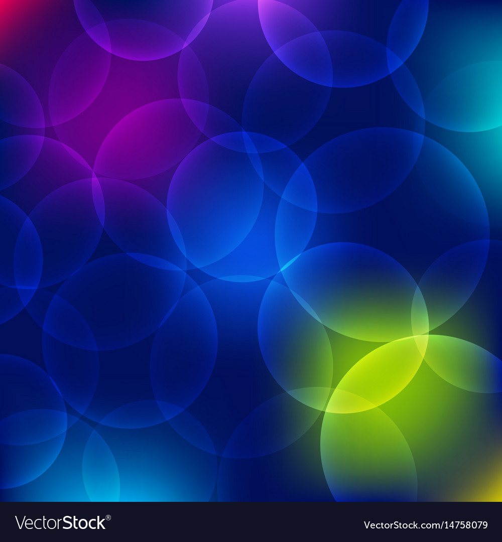 Abstract Bokeh Circle Background