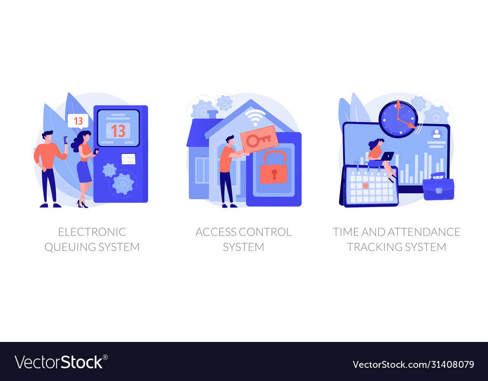 Access and recording technologies concept vector image Access and recording technologies concept