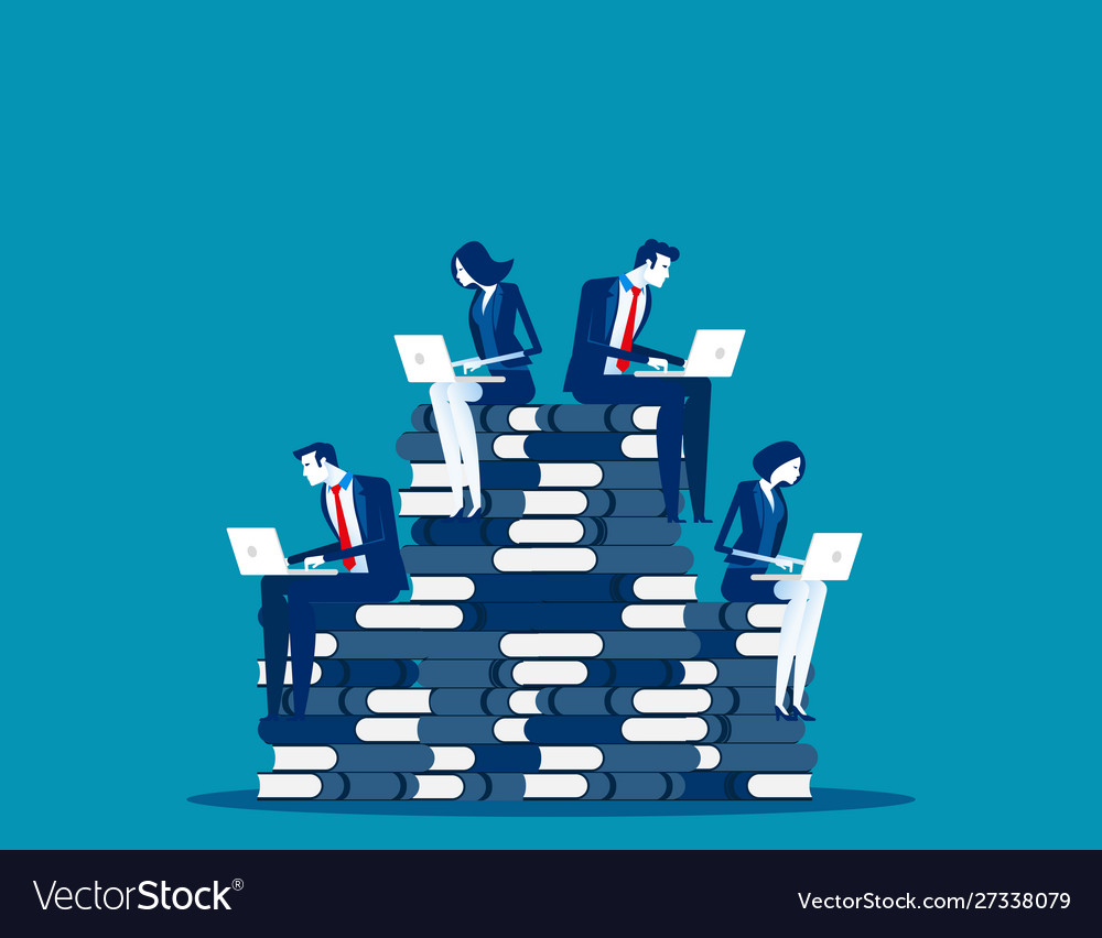 Business team planning and research marketing Vector Image