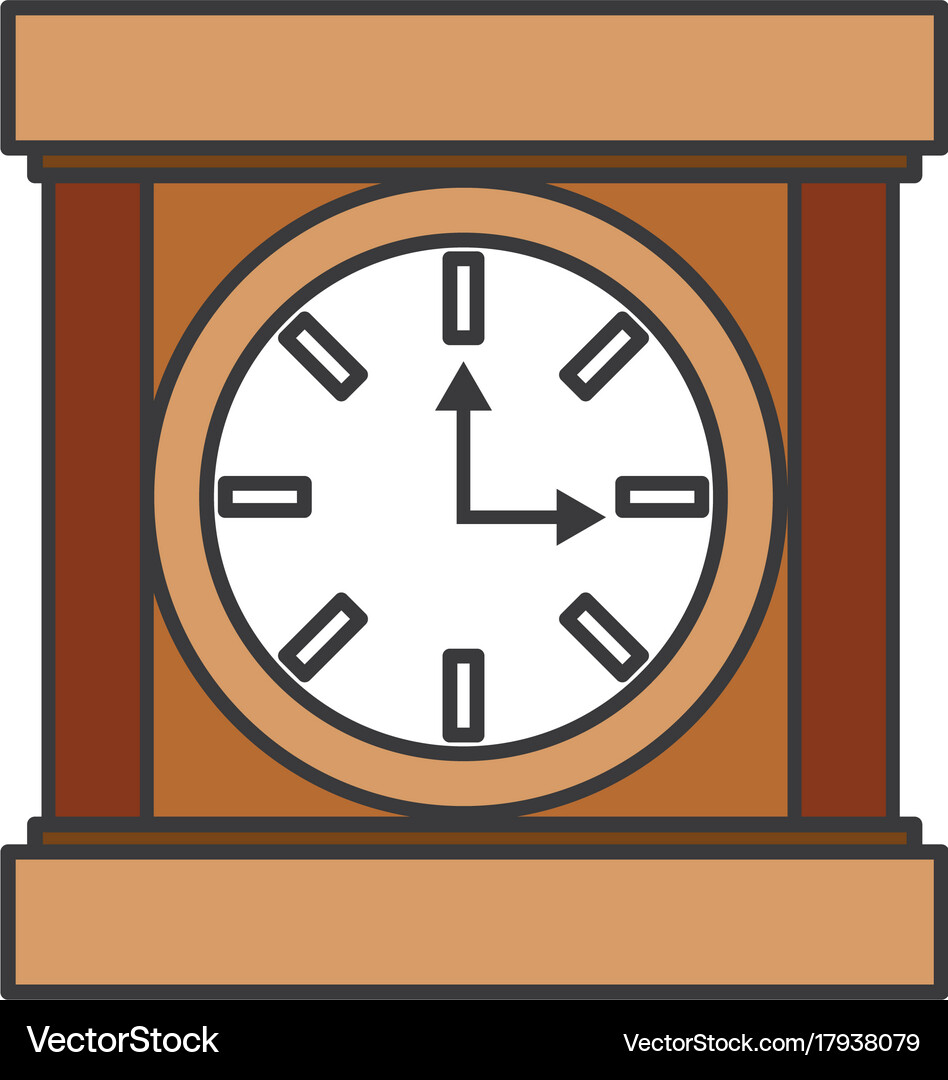 Clock Royalty Free Vector Image - VectorStock