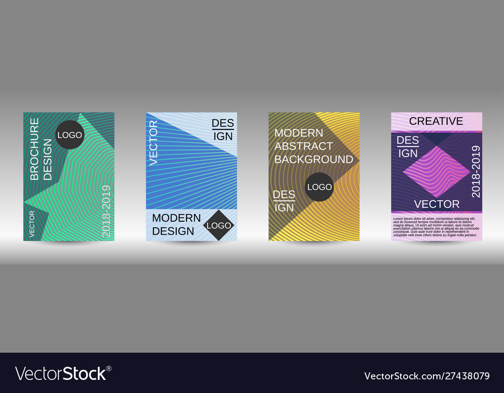 Creative backgrounds with abstract gradient linear