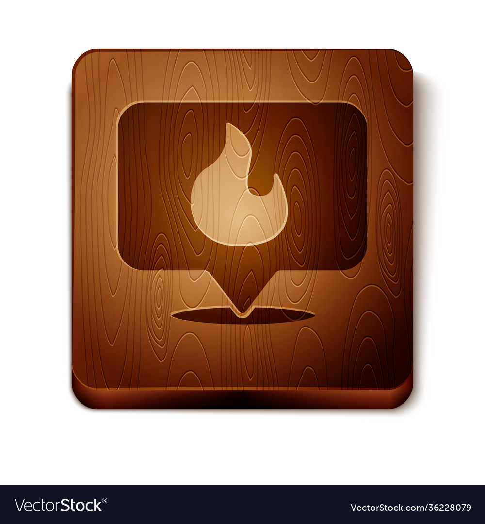 Isometric map pointer with fire flame icon Vector Image Isometric map pointer with fire flame icon
