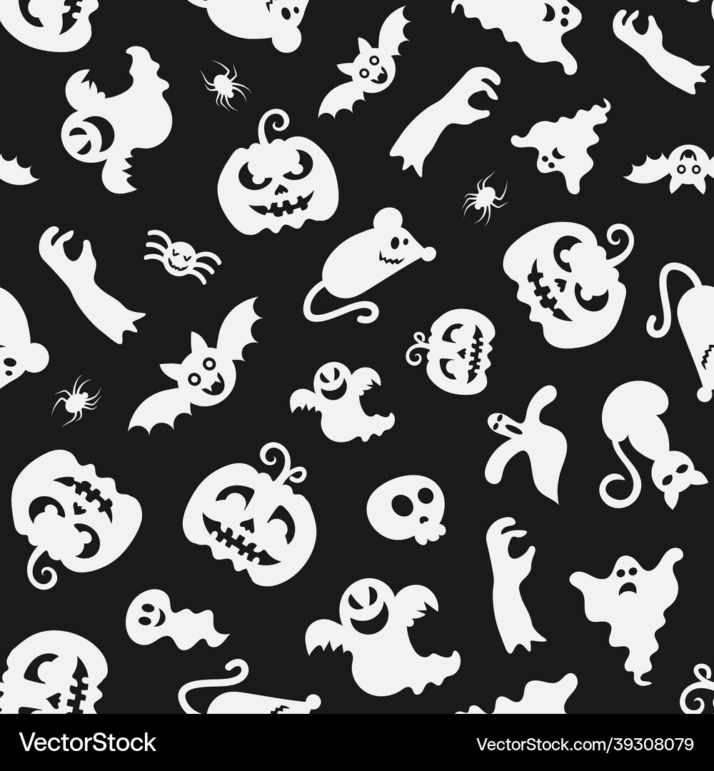 Seamless pattern for halloween design Royalty Free Vector
