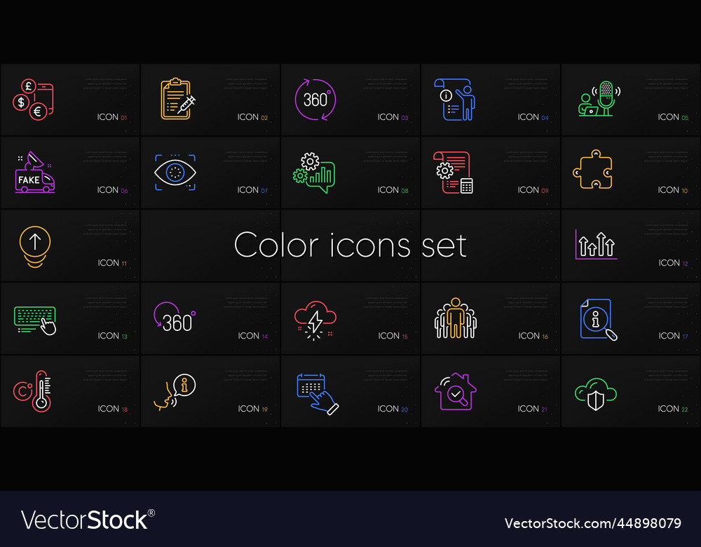 Set of swipe up computer keyboard and group line vector image Set of swipe up computer keyboard and group line