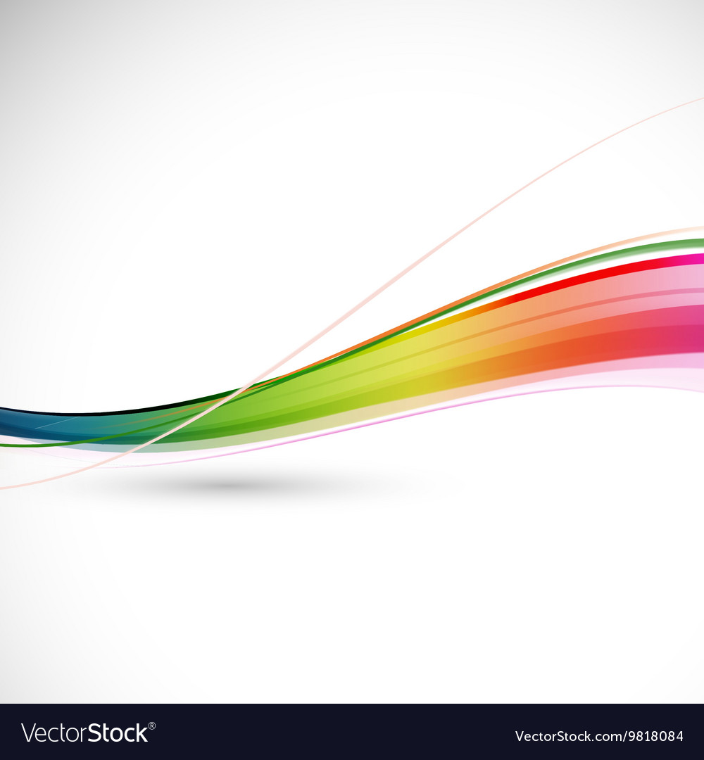 Abstract colorful flowing wave motion background