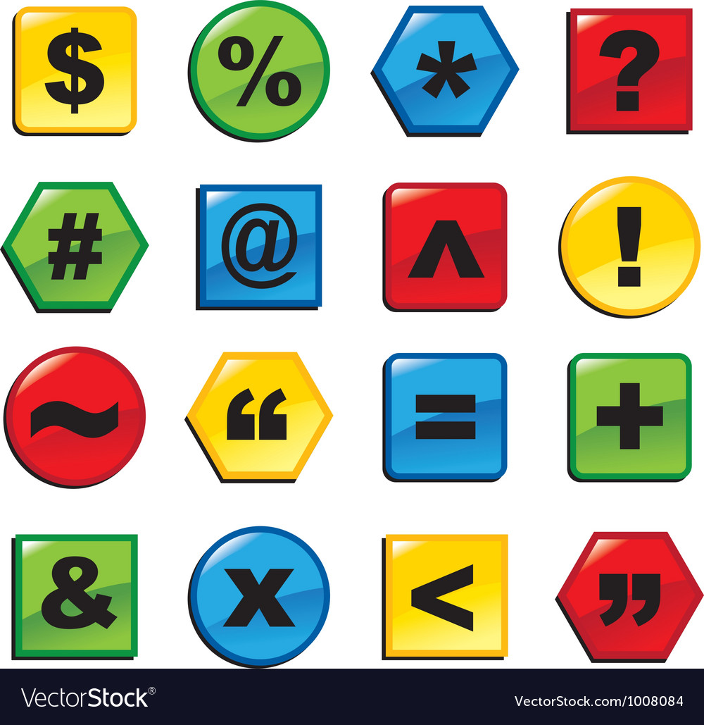 Colorful Icon Set