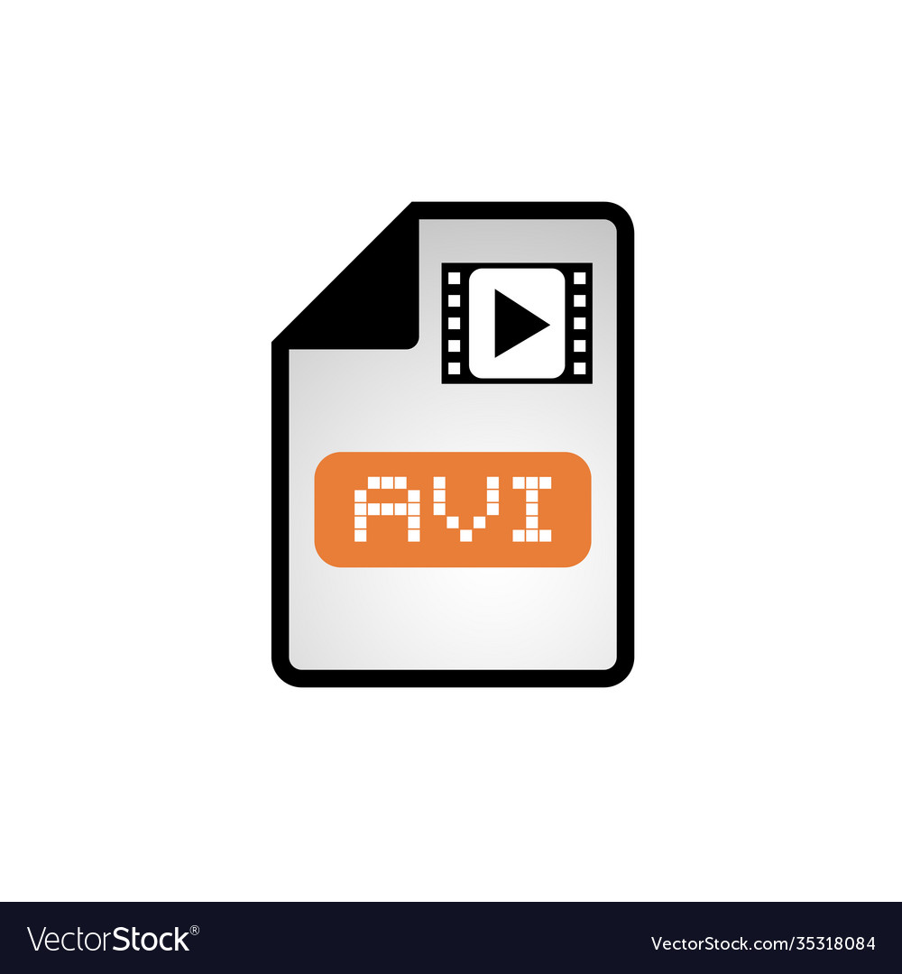 Computer video file icon