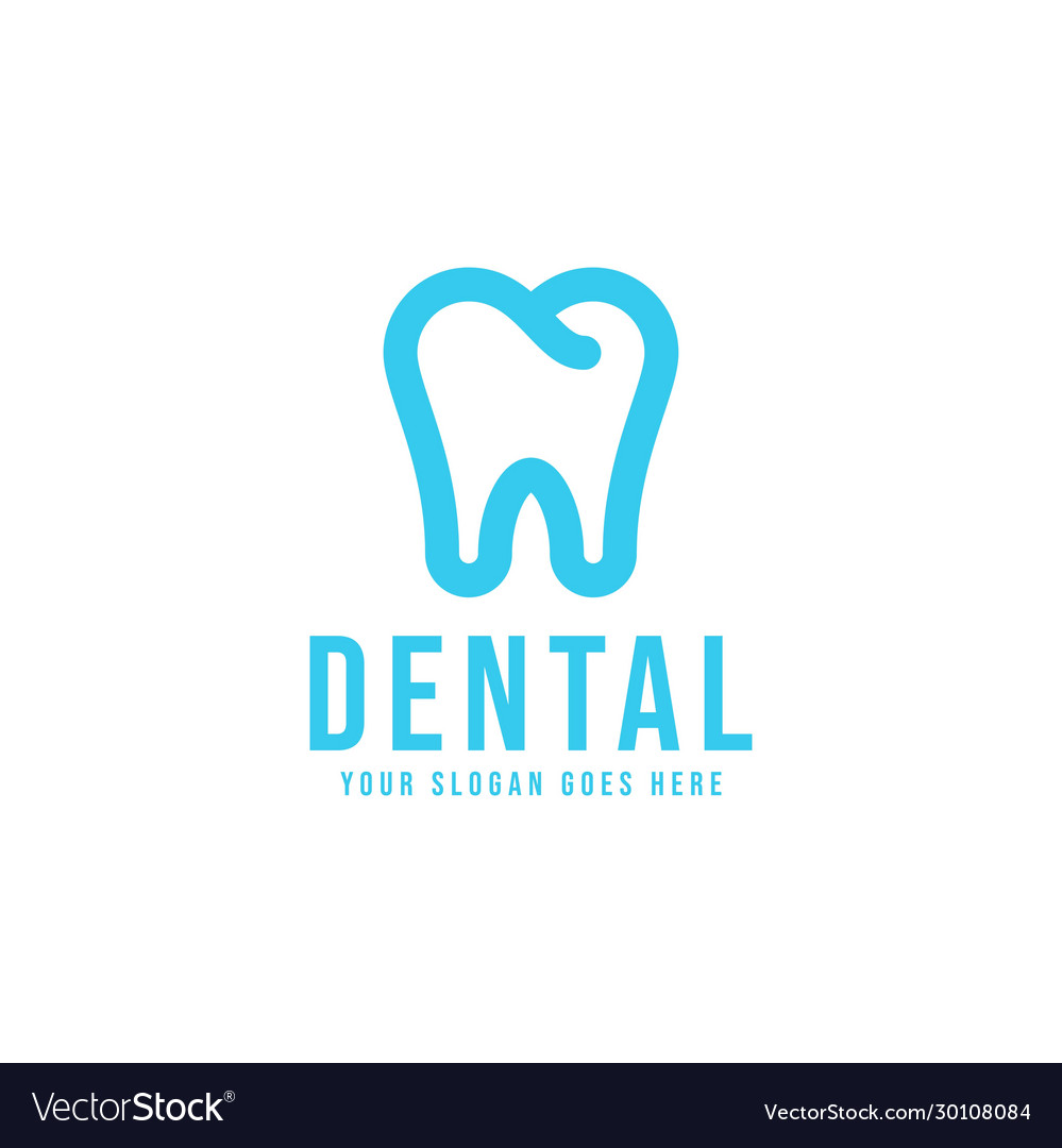 Dental care logo ideas inspiration design Vector Image