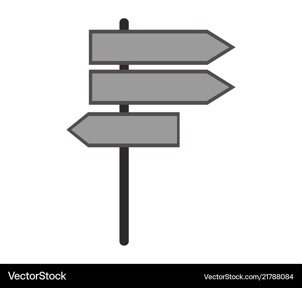 Icon signboard Royalty Free Vector Image - VectorStock