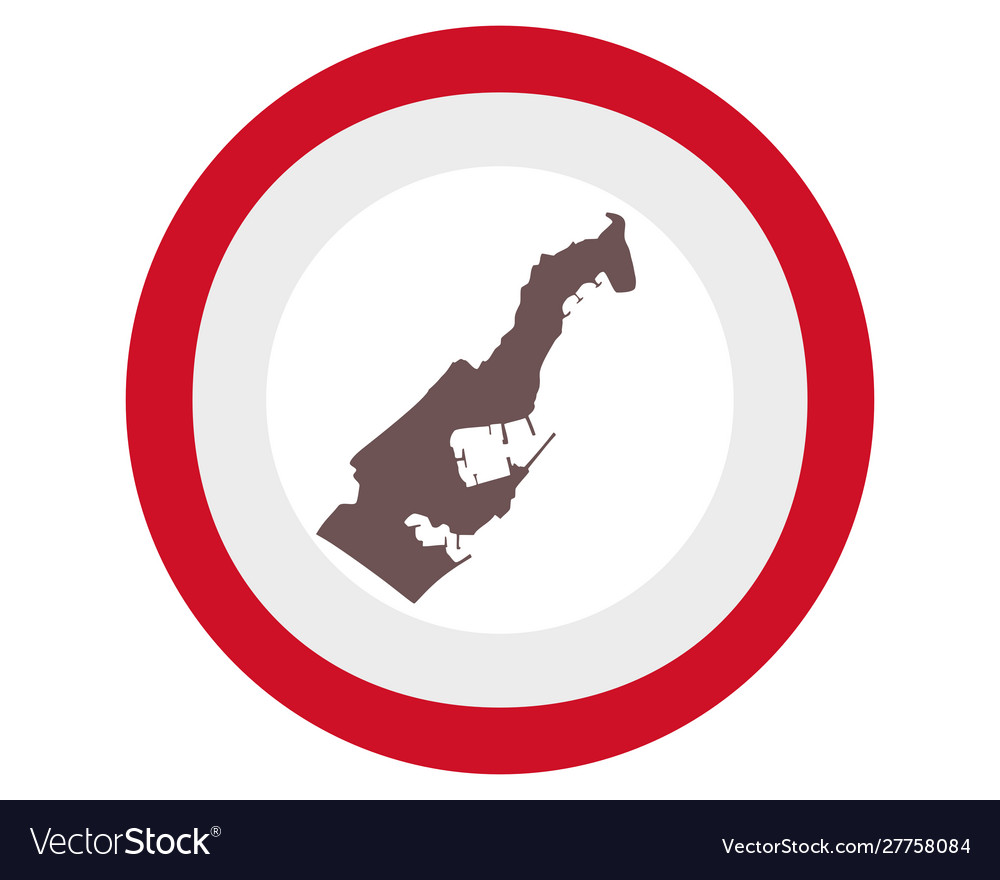 Map monaco on background with flag