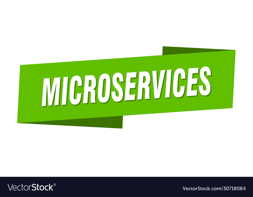 Microservices banner template