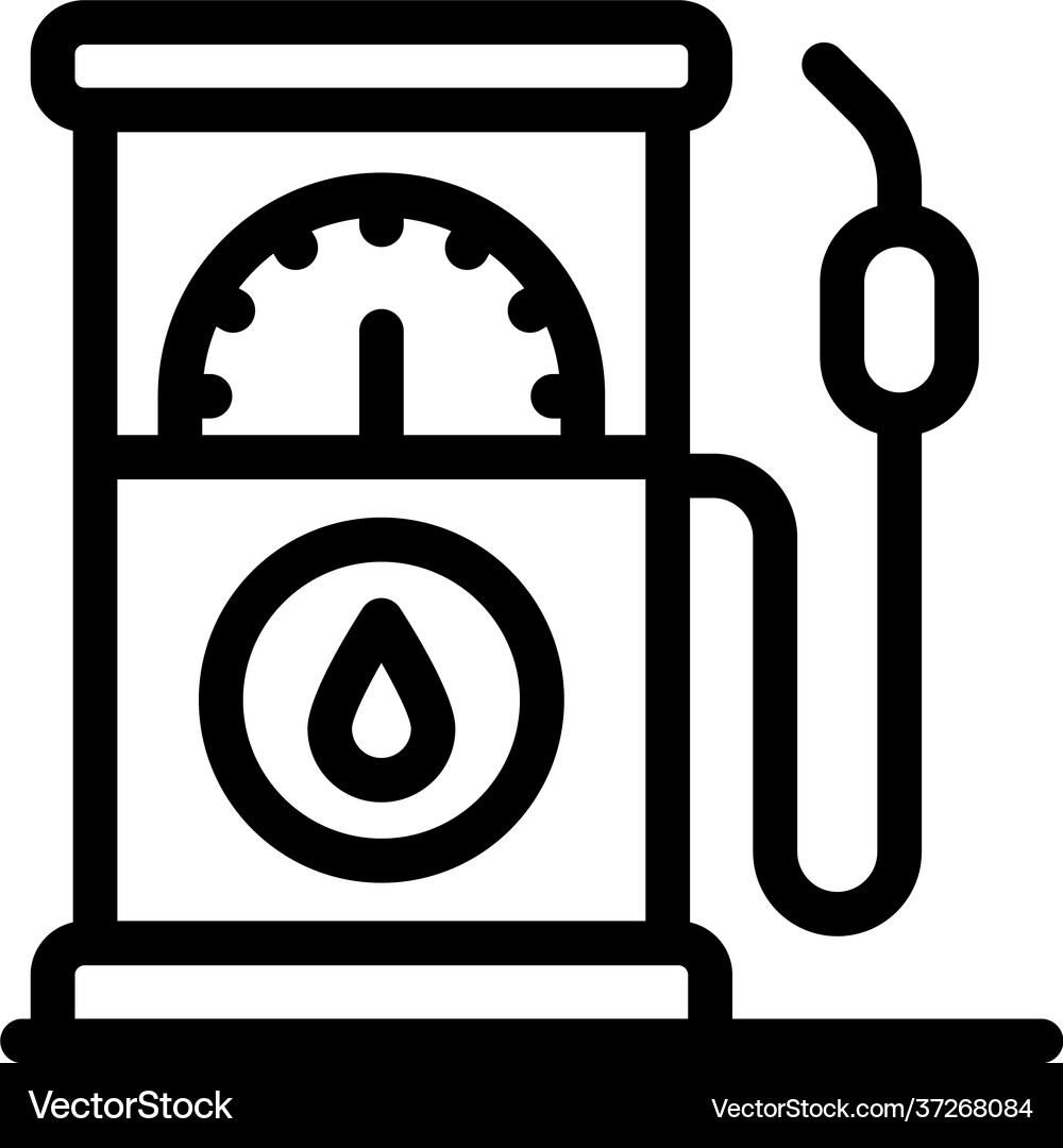 Petrol pump Royalty Free Vector Image - VectorStock