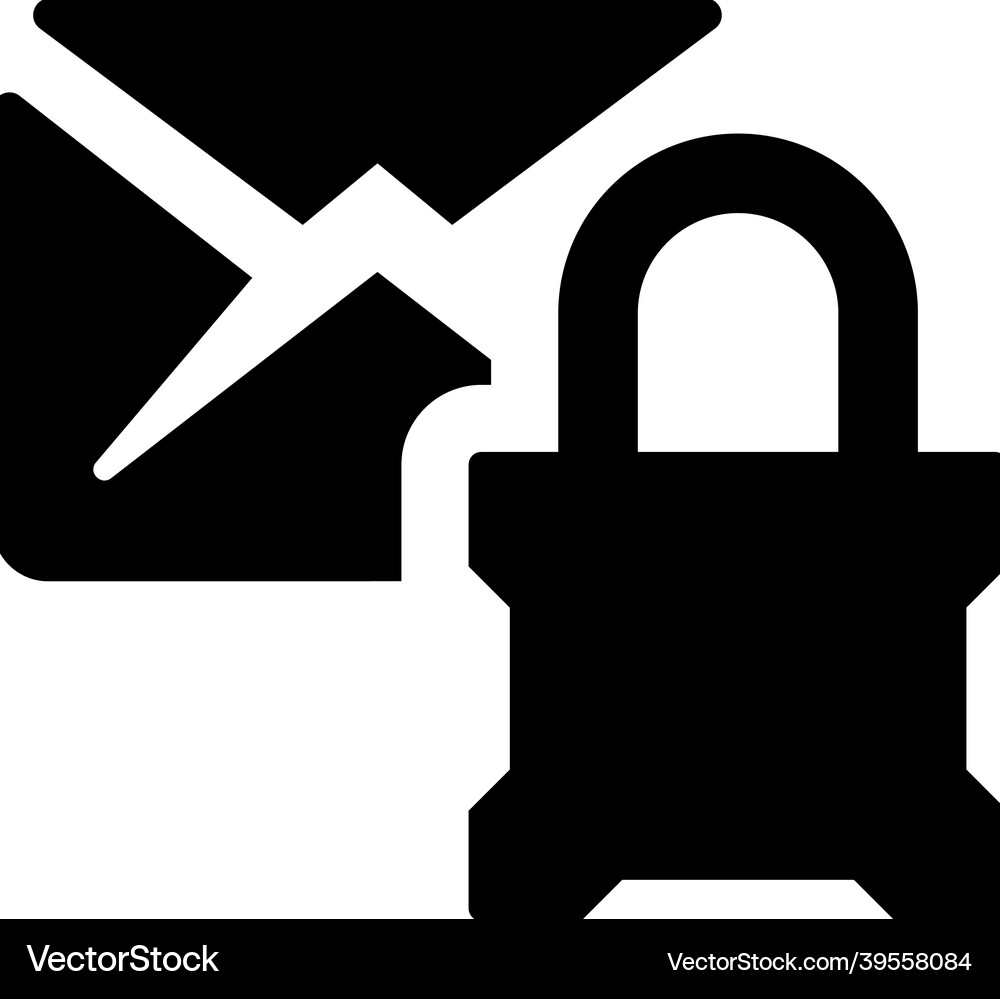 Private email icon Royalty Free Vector Image - VectorStock