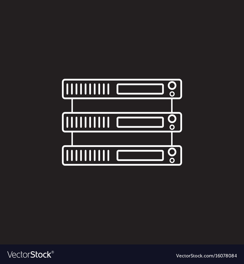 Server Network Icon - Storage