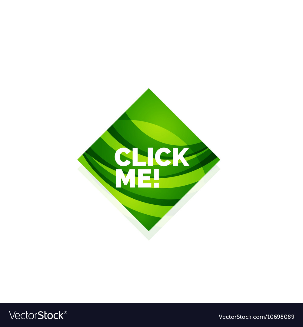 Abstract square button template Royalty Free Vector Image