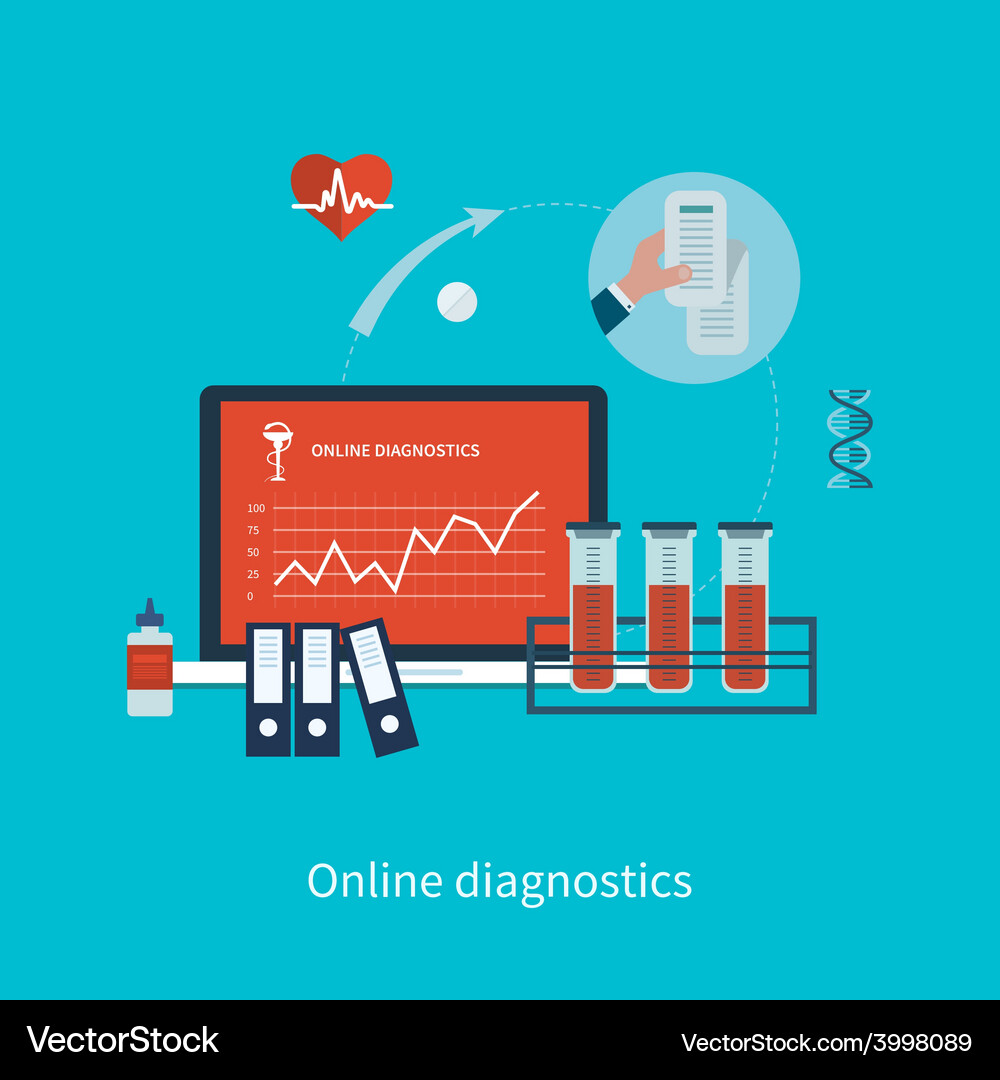 Flat design modern concept Royalty Free Vector Image