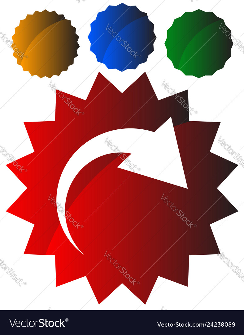 Icon with curved arrow fold twist rotate concept vector image Icon with curved arrow fold twist rotate concept