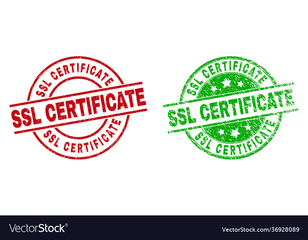 Ssl certificate round badges using unclean texture