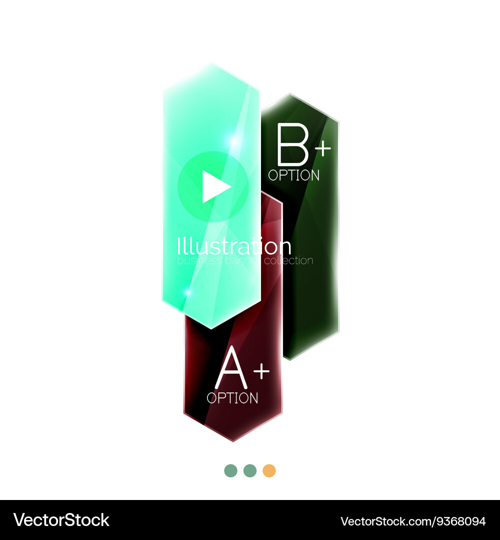 Arrow infographics element Royalty Free Vector Image