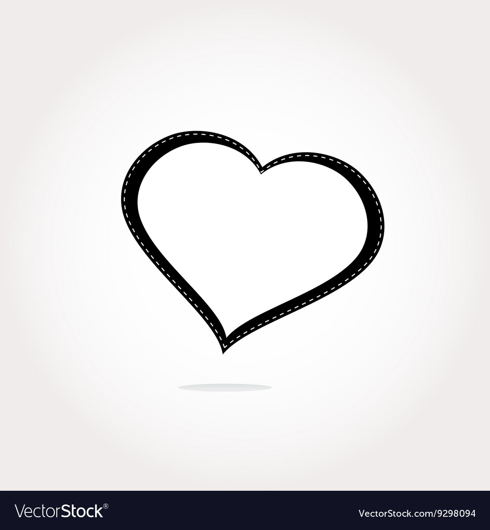 Heart icon background