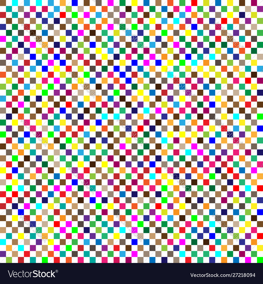 Seamless random squares mosaic tiles pixelated vector image Seamless random squares mosaic tiles pixelated