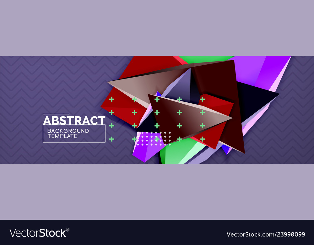 3d triangular minimal abstract background vector image 3d triangular minimal abstract background