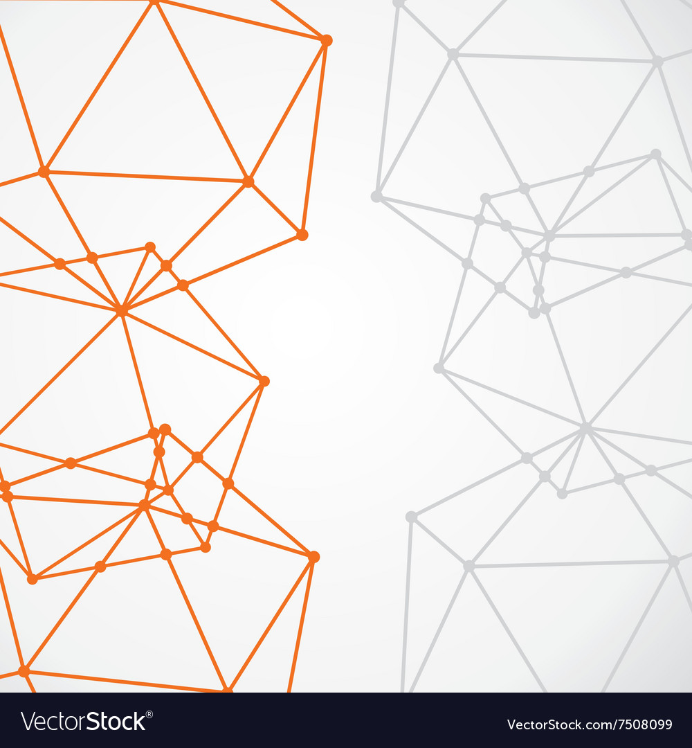 Abstract connection node background