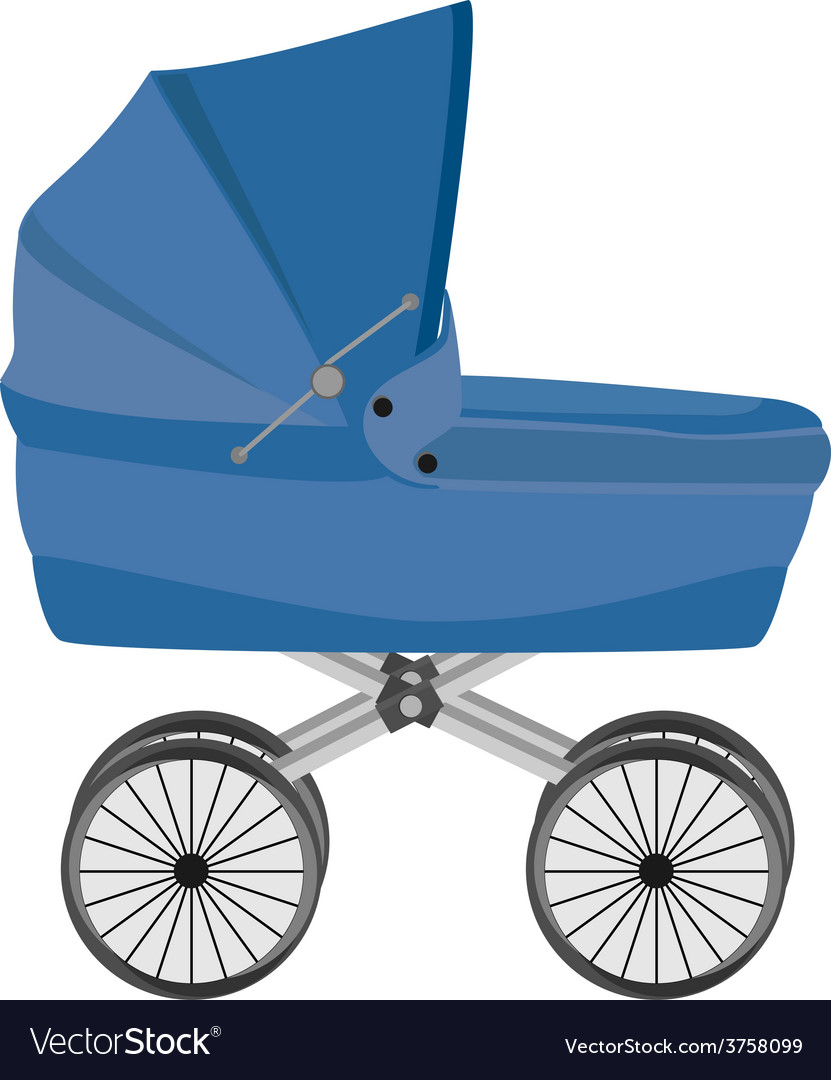 baby blue pram