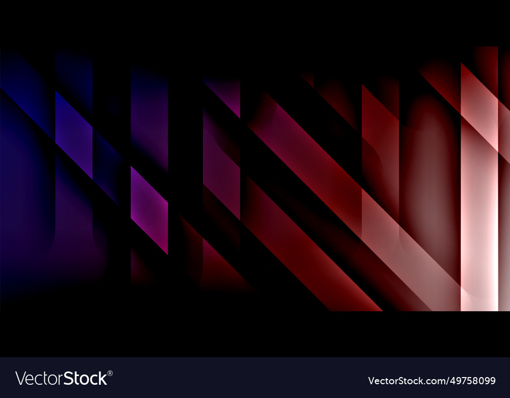 Dynamic bright colorful lines shadow style